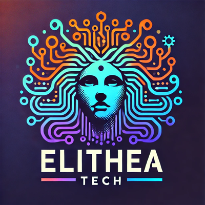 Elithea Tech Digital Face Logo